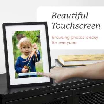 Skylight Digital Picture Frame - WiFi Touch Screen Display