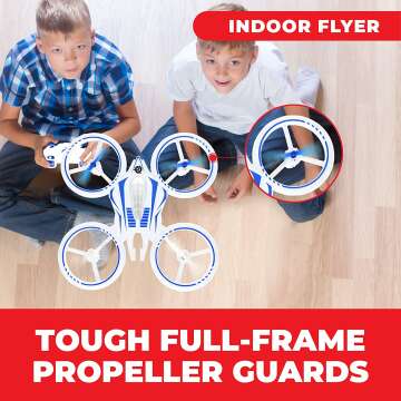 Force1 UFO 4000 Mini Drone for Kids - LED RC Fun