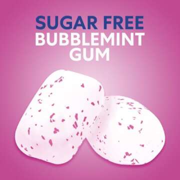 ORBIT Bubblemint Sugar Free Chewing Gum - Bulk 4 Pack of 55 Pieces