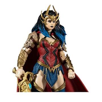 McFarlane Toys - DC Multiverse Dark Nights: Death Metal Wonder Woman 7" Action Figure with Build-A ‘Darkfather’ Parts and Accessories