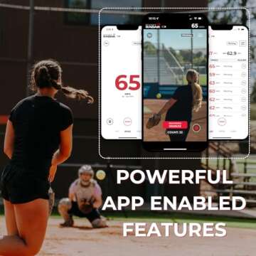 Pocket Radar Smart Coach Speed Gun for Baseball, Hockey, Softball - Accurate Pitching & Sports Speed Measurement, Portable Baseball Radar Gun Compatible with Pocket Radar App (iOS/Android)