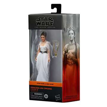 STAR WARS The Black Series Princess Leia Organa (Yavin 4) Toy 6-Inch-Scale A New Hope Collectible Action Figure, Kids 4 and Up F1876