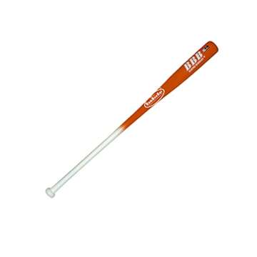 BAMBOO BATS by Pinnacle Sports Equipment INC. Adult Fungo Infield/Outfield Bamboo Baseball Bat, White Handle/Orange Barrel, 34" (HWBO34F)