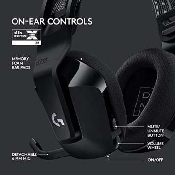 Logitech G733 Wireless Gaming Headset - Renewed