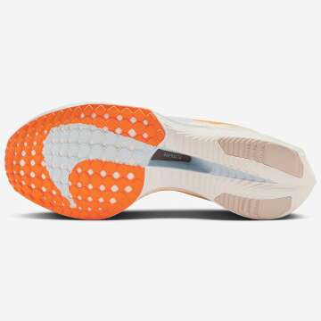 Nike Vaporfly 3 Women's Road Racing Shoes (FV3634-181, Coconut Milk/Sail/Coconut Milk/Bright Mandarin) Size 6