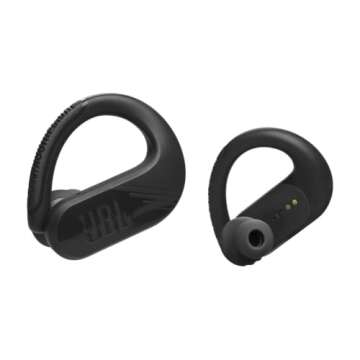 JBL Endurance Peak 3 - Dust and Water Proof (IP68) True Wireless Active Earbuds, Pure Bass Sound, Up to 50 Total Hours of Playback with Speed Charge, Ambient Aware & Talk Thru (Black)