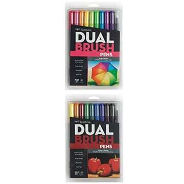 Tombow Dual Brush Pen Art Markers 20-Pack Set