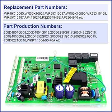 Soobool WR55X10942C Control Board for GE Refrigerators