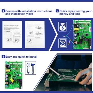 Soobool WR55X10942C Control Board for GE Refrigerators