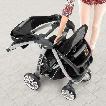 Chicco Bravo For2 Double Stroller - Iron Color