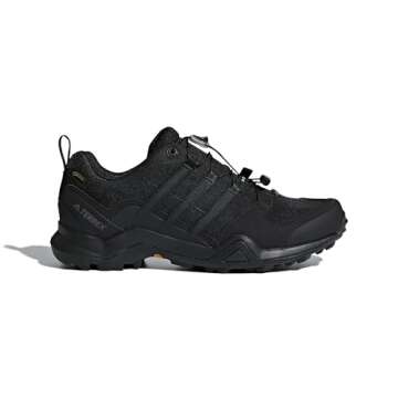 adidas Men's Terrex Swift R2 Gore-TEX Hiking Shoes Boot, Black/Black/Black, 9.5