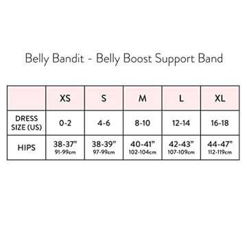 Belly Bandit Belly Boost Pregnancy Support Band - Comfortable & Discreet Grow-with-You Pregnancy Belly Band with Ultra-Soft & Breathable Knit