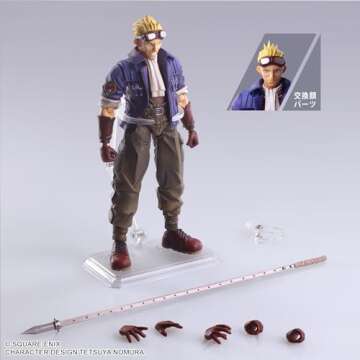 Square Enix Final Fantasy VII: CID Highwind Bring Arts Action Figure