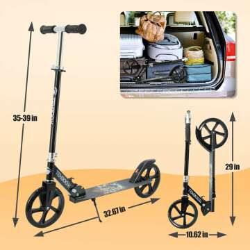 TENBOOM Kick Scooter for Ages 6+, 8IN Wheels