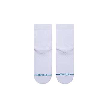 Stance Icon Quarter Socks (Medium, White)