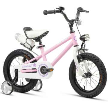 Fantasy Kids Bike for Ages 2-14 with Headlight & Kickstand - Perfect Birthday Gift!