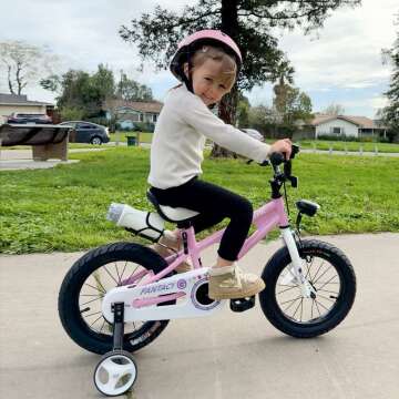 Kids Fantasy Bike 12-20 Inch with Headlight & Kickstand