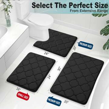 OLANLY Memory Foam Bath Mat - Ultra Soft & Non-Slip