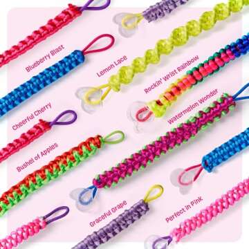 Friendship Bracelet Making Kit for Girls - Crafts for Girls - String Bracelets Maker Craft - Gifts for 6-12 Year Old Girl - Birthday Gift Ideas & Kits Toys Ages 8, 9, 10, 11, 12 - Kids Age 8-12 Olds