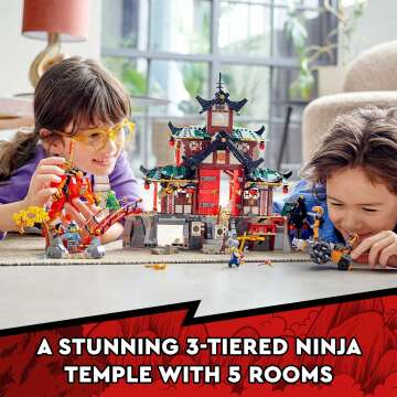 LEGO NINJAGO Dojo Temple Set 71767 with 8 Minifigures