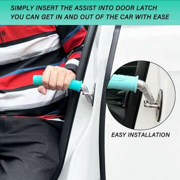 Portable Car Handle Assist for Elderly (2 Pack)