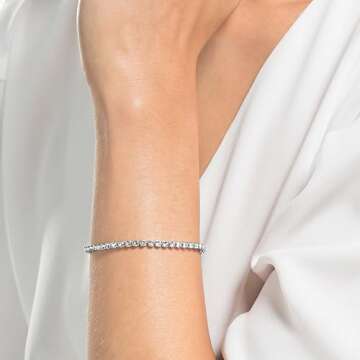 Swarovski Women's Emily Bracelet - Clear Crystals