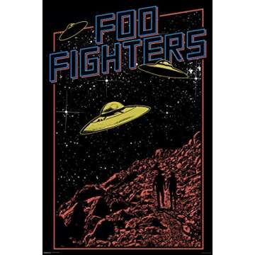 Pyramid America Foo Fighters UFO Music Band Cool Wall Decor Art Print Poster 24x36