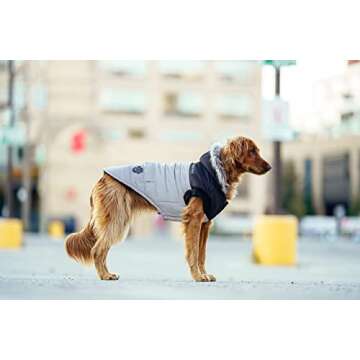 Canada Pooch True North Dog Parka Warm Dog Jacket for Cold Winter Walks Reflective