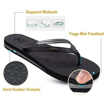 Arch Support Flip Flops for Comfort and Style