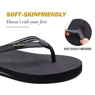 Arch Support Flip Flops for Comfort and Style