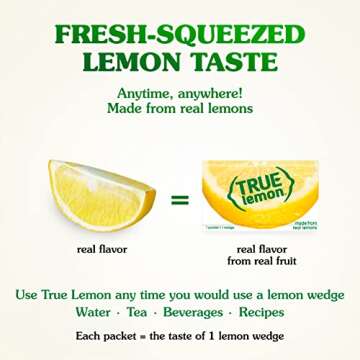 TRUE LEMON 100 Count Water Enhancer Pack - Sugar Free