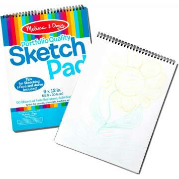 Melissa & Doug Sketch Pad - 50 Sheets, 2-Pack