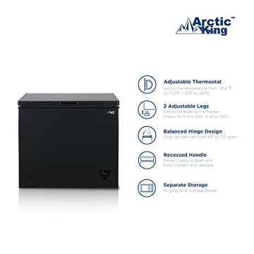 Arctic King 7.0 cu ft Chest Freezer in Black