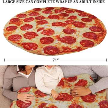 Pizza Blanket For Adults & Kids