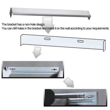 Adjustable Stainless Steel Wall Mount Range Hood