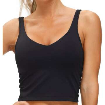 Women's Longline Sports Bra - Comfortable Medium Support