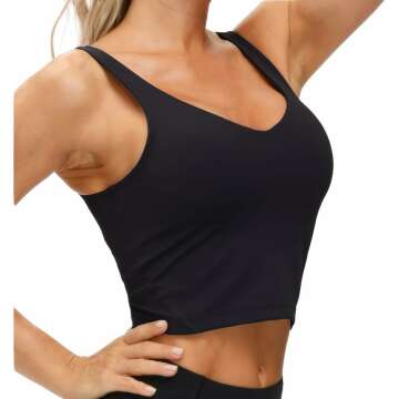 Women's Longline Sports Bra - Comfortable Medium Support