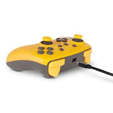 PowerA Pokemon Enhanced Wired Controller for Nintendo Switch - Pixel Pikachu, Gamepad, Wired Video Game Controller, Gaming Controller - Nintendo Switch