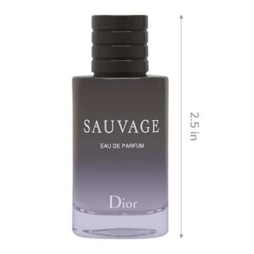 Dior Sauvage Eau de Parfum Splash Mini for Men, 0.34 Ounce / 10ml