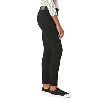 Levi Strauss Signature Gold Women's Totally Shaping Pull-on Skinny Jeans (Available in Plus Size), Black Opal, 2 Short