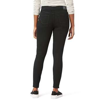 Levi Strauss Signature Gold Women's Totally Shaping Pull-on Skinny Jeans (Available in Plus Size), Black Opal, 2 Short