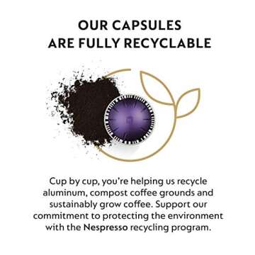 Nespresso Capsules Vertuo, Dark Assortment Variety Pack, Dark Roast Coffee & Espresso, 40-Count Coffee & Espresso Pods, Brews 7.8 oz. and 1.35oz.