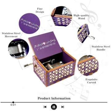 Engraved Music Box - Perfect TV Show Gift for All