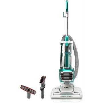 Kenmore Bagless Upright Vacuum 2-Motor Power Suction Lightweight Carpet Cleaner with 10’Hose, HEPA Filter, 2 Cleaning Tools for Pet Hair, Hardwood Floor, 2 Liters, Green