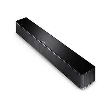 Bose Solo Series II 3-Inch Soundbar with Two Angled Full-Range Drivers, Built-In Dolby, and Front LED Lights (Black)