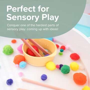 Inspire My PLAY - 30 x Sensory Play Activity Cards - Inspiration for Creative Play Activities - Sensory Cards for Toddler Learning