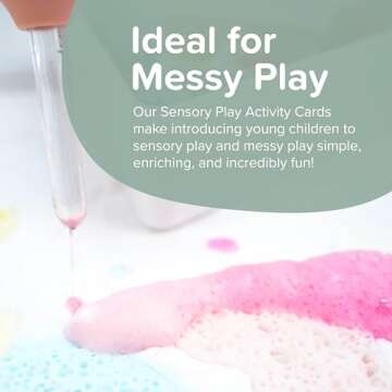 Inspire My PLAY - 30 x Sensory Play Activity Cards - Inspiration for Creative Play Activities - Sensory Cards for Toddler Learning