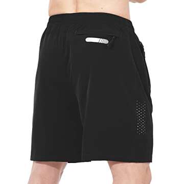 NORTHYARD Men's Quick Dry Athletic Running Shorts