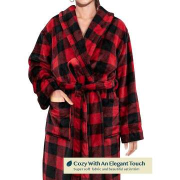 Soft Plush Robe for Women