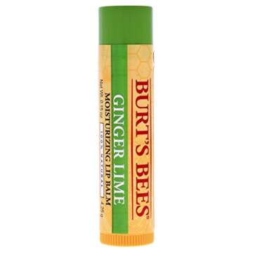 Burt's Bees Ginger Lime Moisturizing Lip Balm By Burts Bees for Unisex - 0.15 Oz Lip Balm, 0.15 Oz